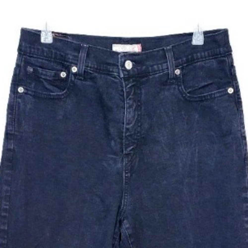 Levi's Black 512 Perfectly Slimming high waisted bootcut jeans Y2K Size 16S - Picture 3 of 9